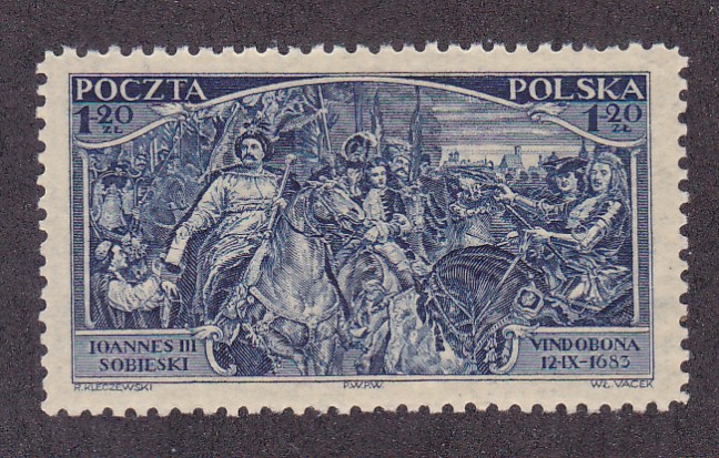 Poland 278 MNH 1933 John III Sobieski Allies Jan Matejko Painting Issue  
